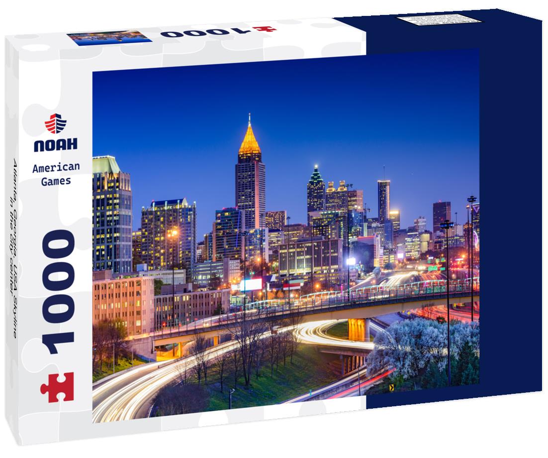 Noah Jigsaw Puzzle Atlanta, Georgia, USA Skyline in the city center 1000 Pieces