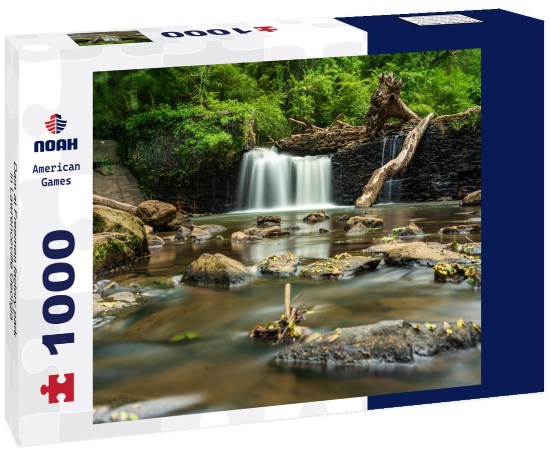 Noah Jigsaw Puzzle Dam at Freemen factory park in Lawrenceville Georgia 1000 Pieces