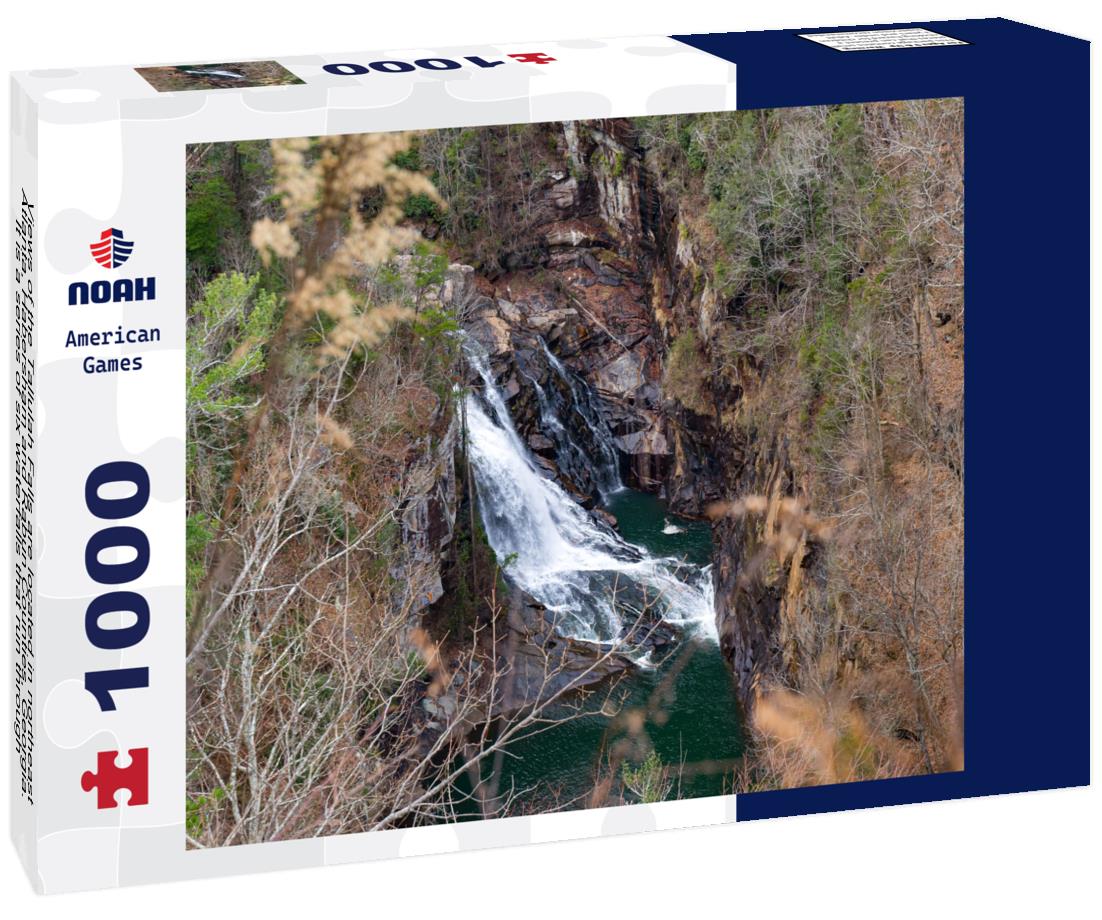 Noah Jigsaw Puzzle Views of the Tallulah Falls are located in northeast Atlanta, Habersham and Rabun Counties, Georgia. It is a series of six waterfalls that run through Tallulah Gorge, an ancient, 500-foot-high chasmid 1000 Pieces