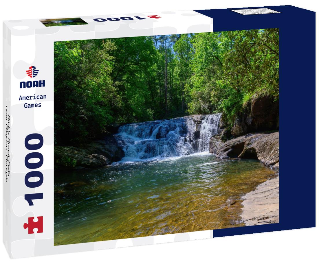 Noah Jigsaw Puzzle Dick's Creek Falls, near Clayton, Georgia 1000 Pieces