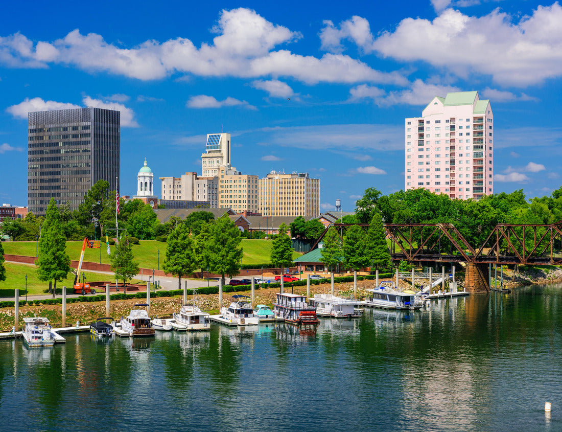 Noah Jigsaw Puzzle Augusta, Georgia, USA downtown skyline on the Savannah River 1000 Pieces