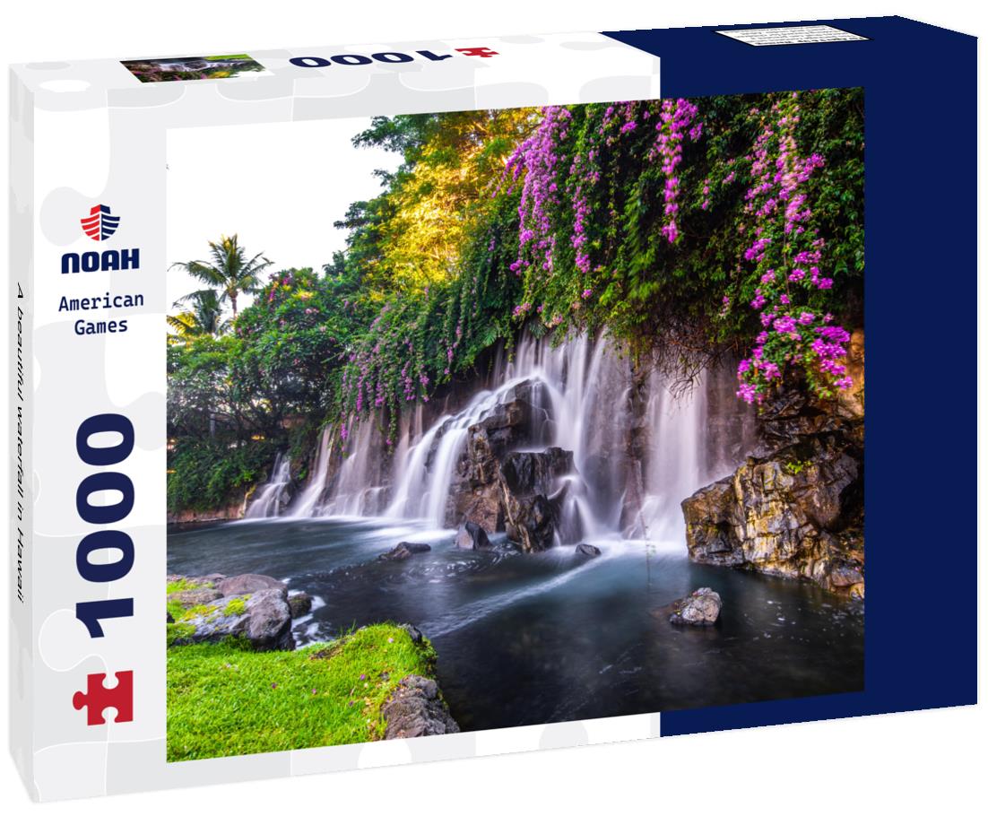 Noah Jigsaw Puzzle A beautiful waterfall in Hawaii 1000 Pieces