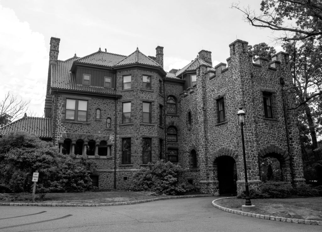 Essex County Kip s Castle Park, New Jersey in black white