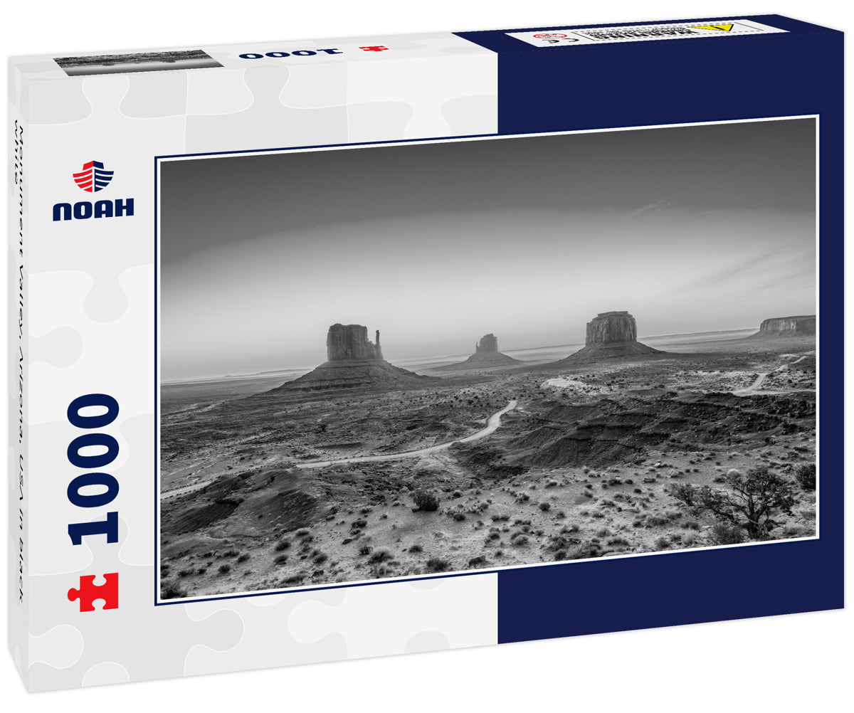Monument Valley, Arizona, USA in black white