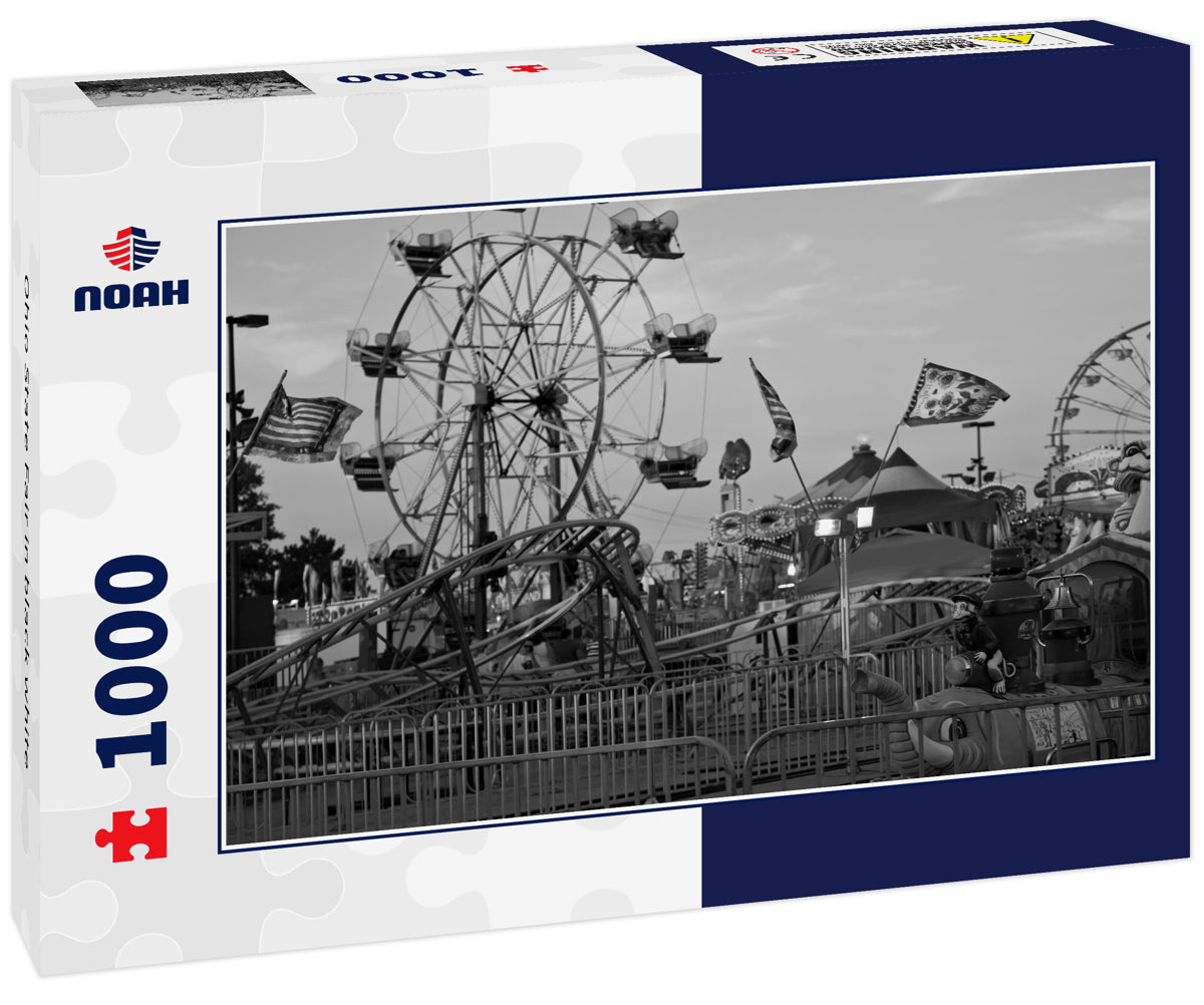 Ohio State Fair in black white