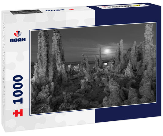 Mono Lake, Mono County, California, USA, America in black white