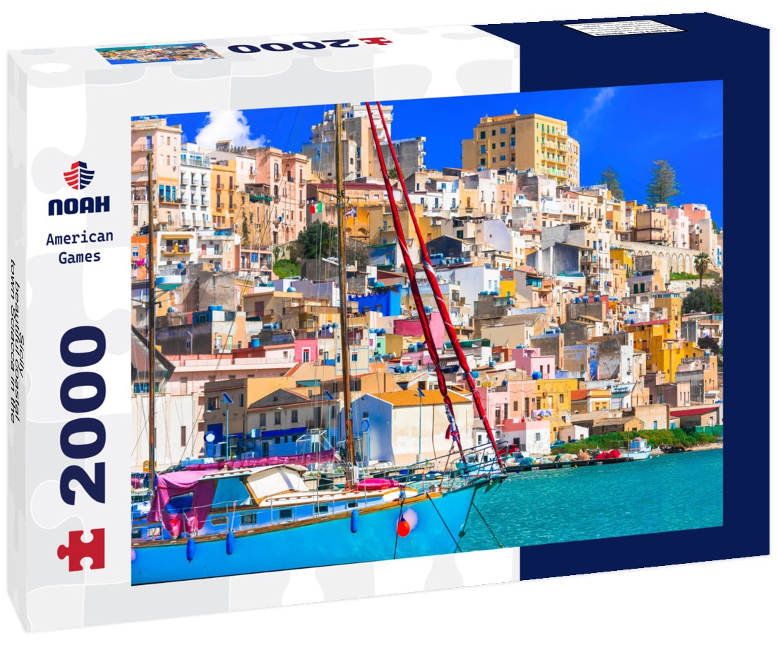Sicily - beautiful coastal town Sciacca in the south of the island. Italy 2000pc Puzzle