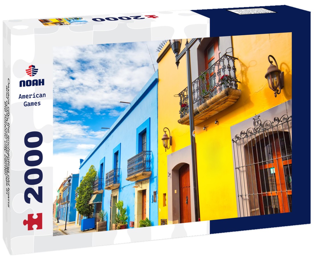 Oaxaca city, the enchanting old towns and colorful colonial buildings in the historic city center 2000pc Puzzle