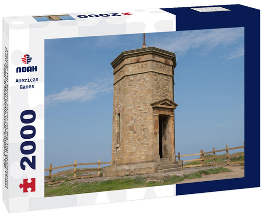 Noah Jigsaw Puzzle Pepper Pot Storm Tower on the Top of Compass Point Overlooking Bude on the South West Coast Path in Rural Cornwall, England, UK 2000 pieces