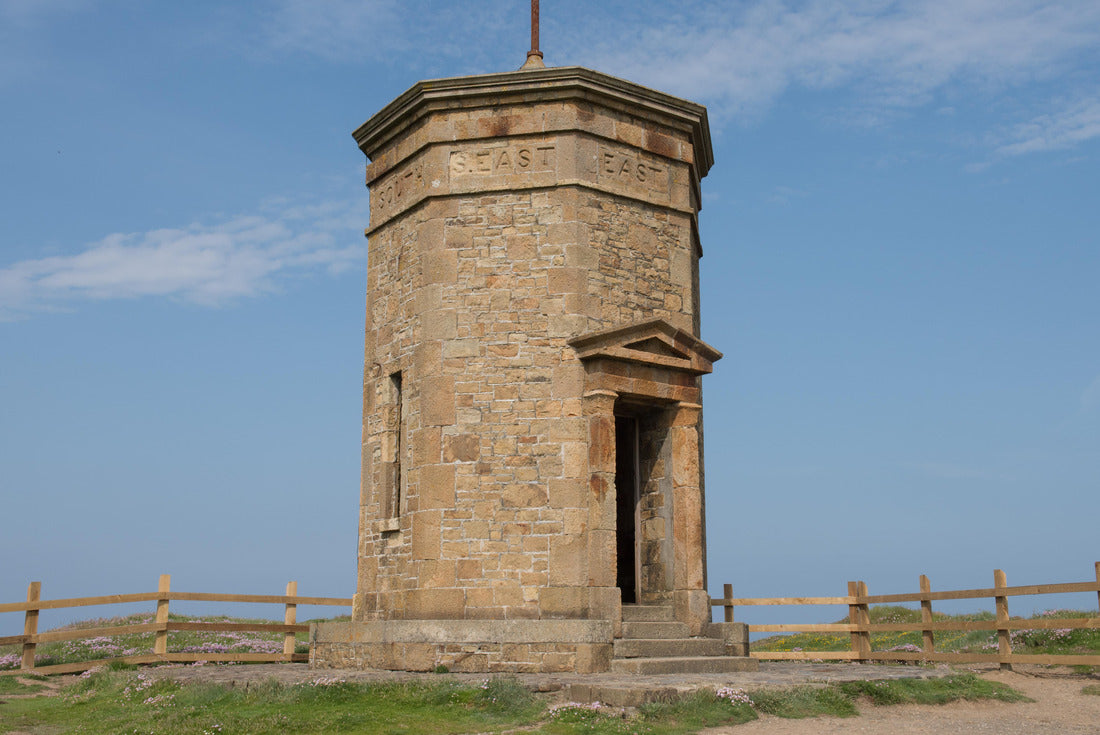 Noah Jigsaw Puzzle Pepper Pot Storm Tower on the Top of Compass Point Overlooking Bude on the South West Coast Path in Rural Cornwall, England, UK 2000 pieces