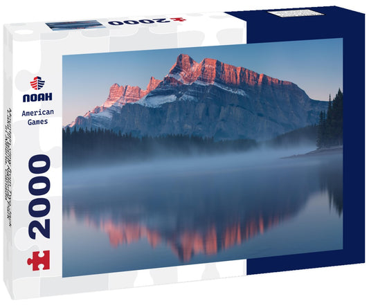 Noah Jigsaw Puzzle Mountain view from Two Jack Lake in Banff National Park in Alberta, Canada 2000 pieces