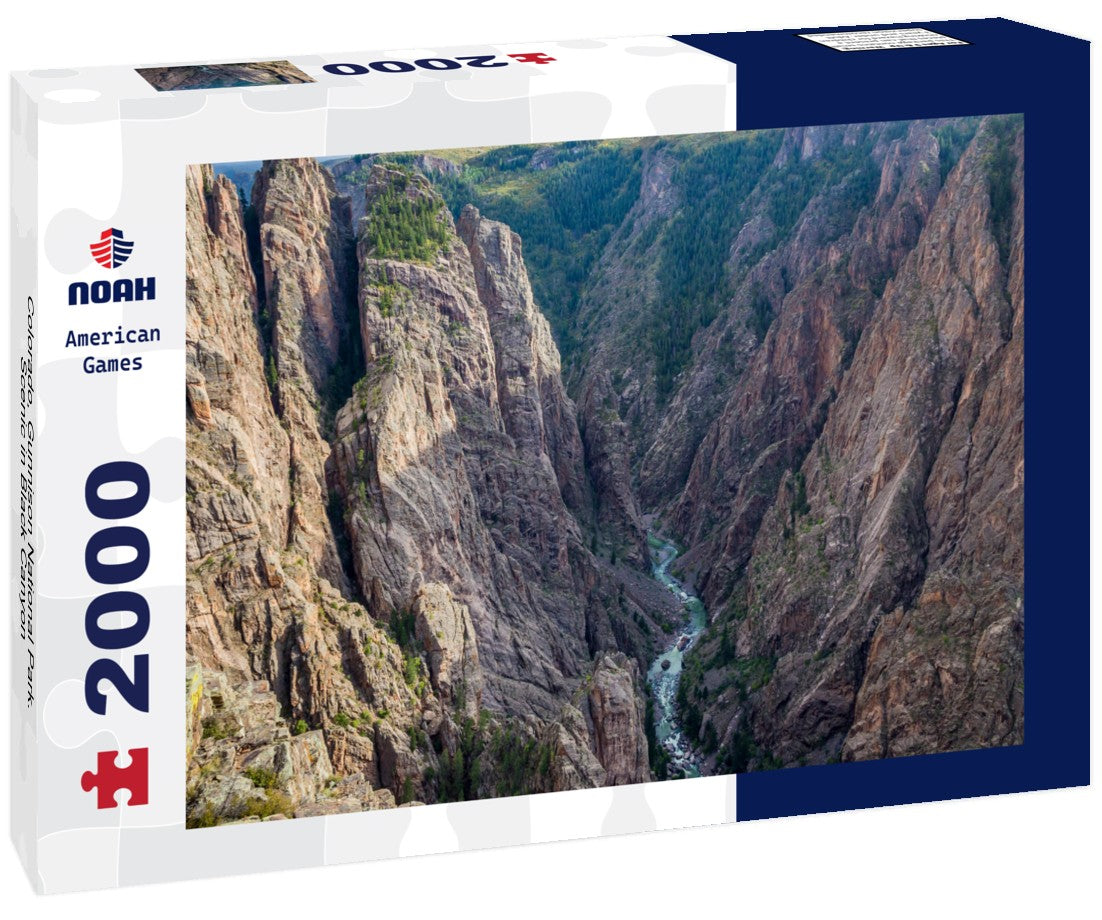 Colorado, Gunnison National Park. Scenic in Black Canyon 2000pc Puzzle