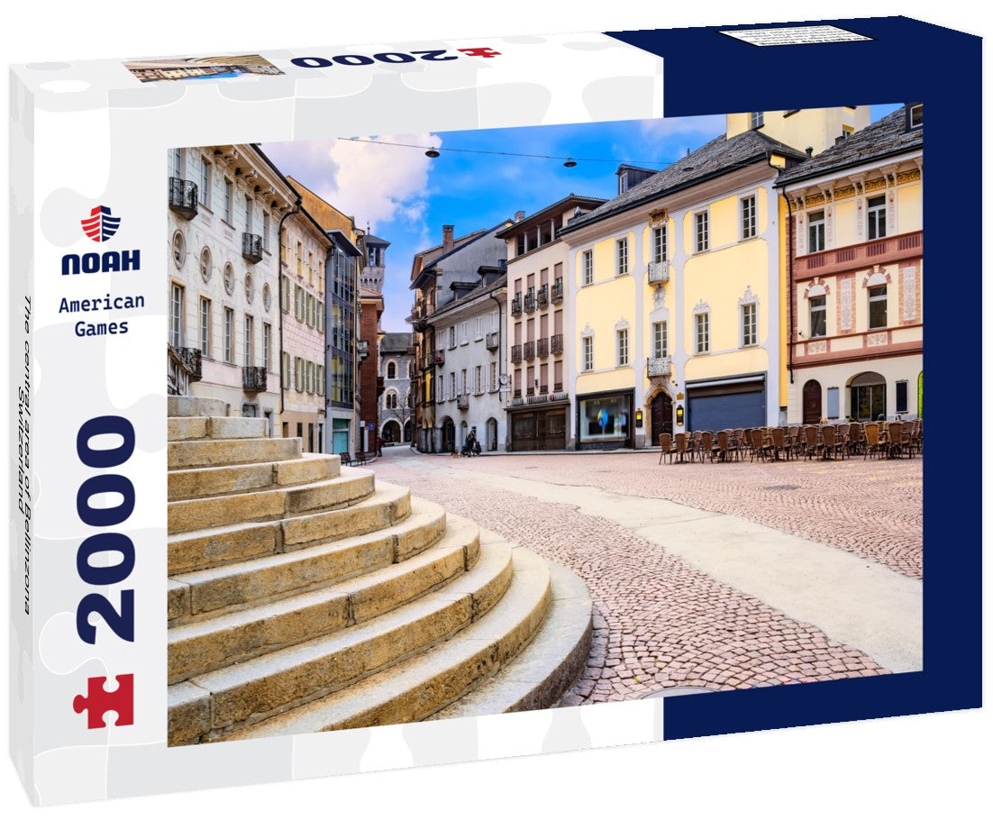 The central area of Bellinzona, Switzerland 2000pc Puzzle