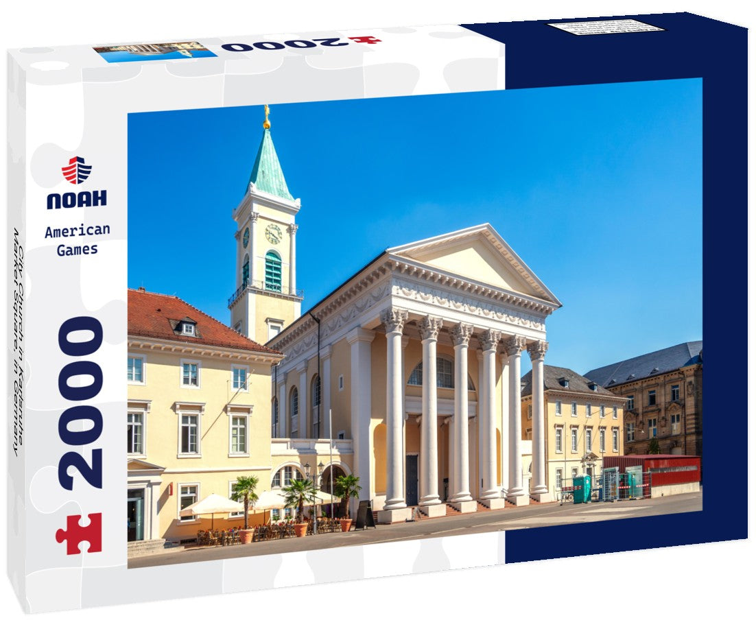 City Church in Karlsruhe, Market Square, in Germany 2000pc Puzzle