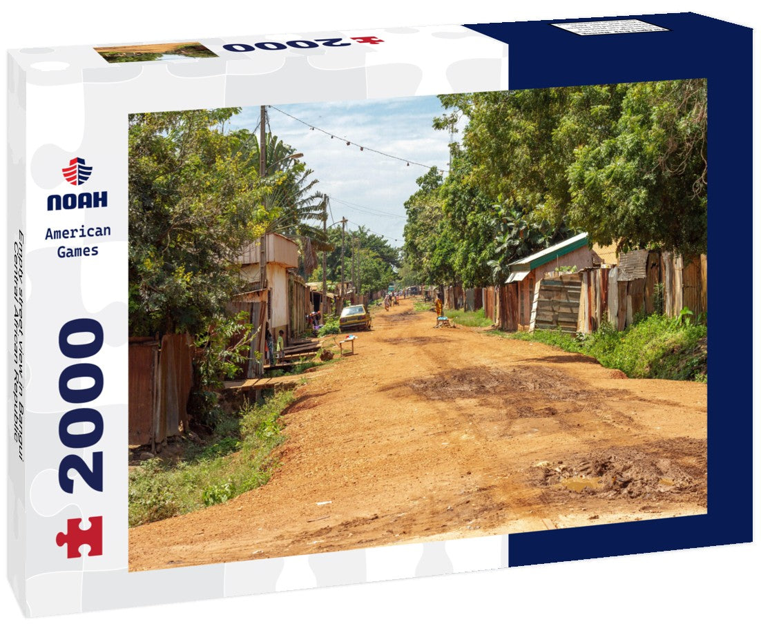 Noah Jigsaw Puzzle Empty street view in Bangui Central African Republic 2000 pieces