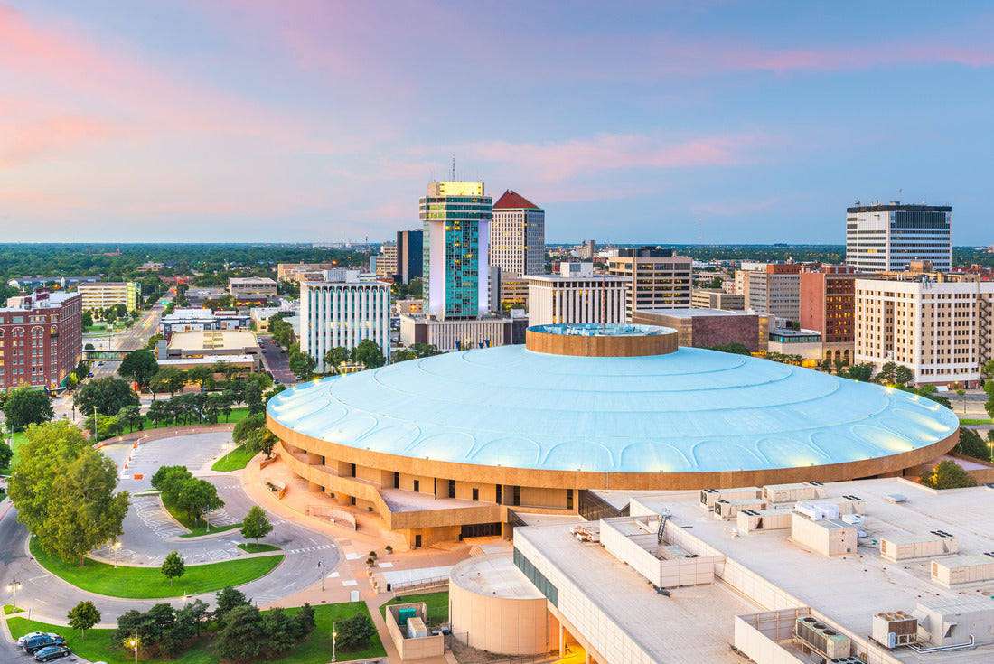 Wichita, Kansas, USA downtown skyline at dusk 2000pc Puzzle