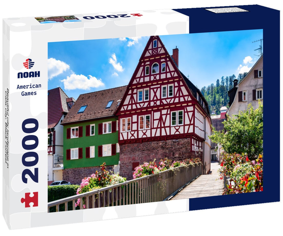 Noah Jigsaw Puzzle Beautiful city landscape in Calw city, Black Forrest 2000 pieces