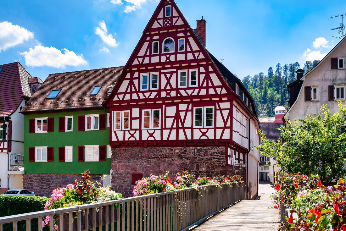 Beautiful city landscape in Calw city, Black Forrest 2000pc Puzzle