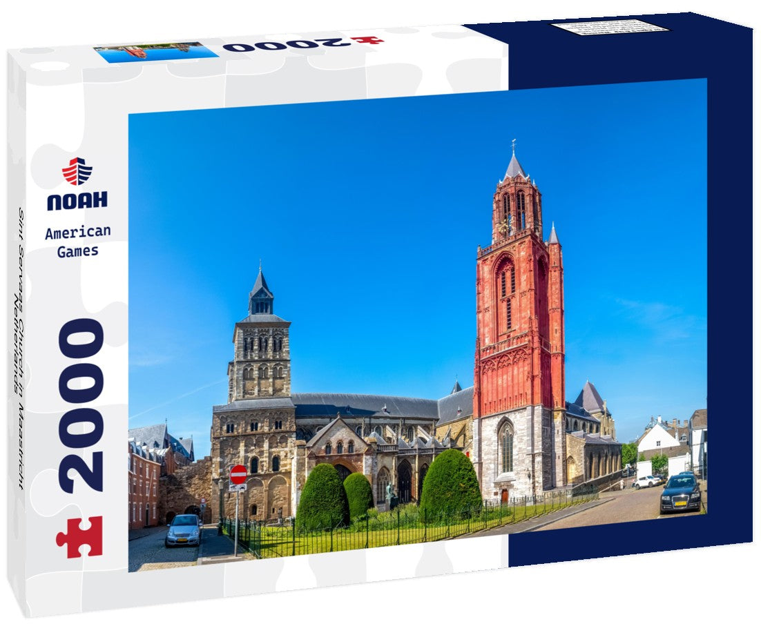 Sint Servaas Church in Maastricht, Netherlands 2000pc Puzzle
