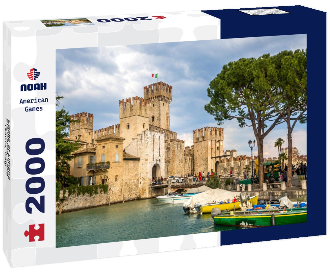 Noah Jigsaw Puzzle Castle of Limone Sul Garda, Lake Garda, Italy 2000 pieces