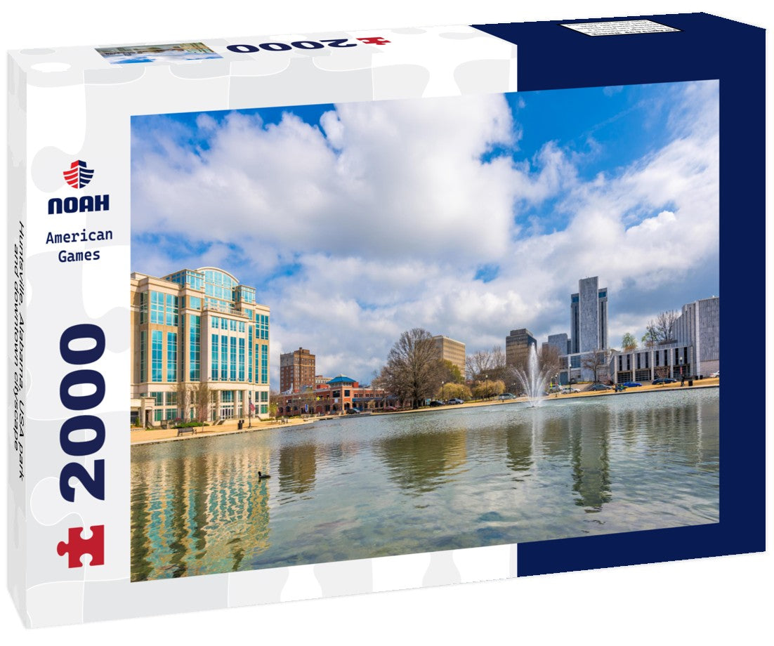Huntsville, Alabama, USA park and downtown cityscape 2000pc Puzzle