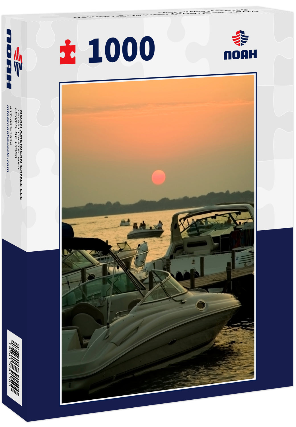 Boats at Okoboji Sunset, Dickinson County Iowa USA
