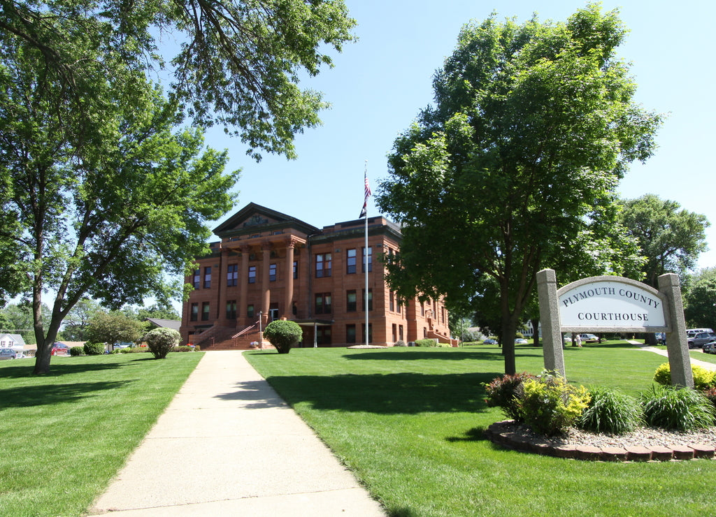 Plymouth County Courthouse Iowa USA