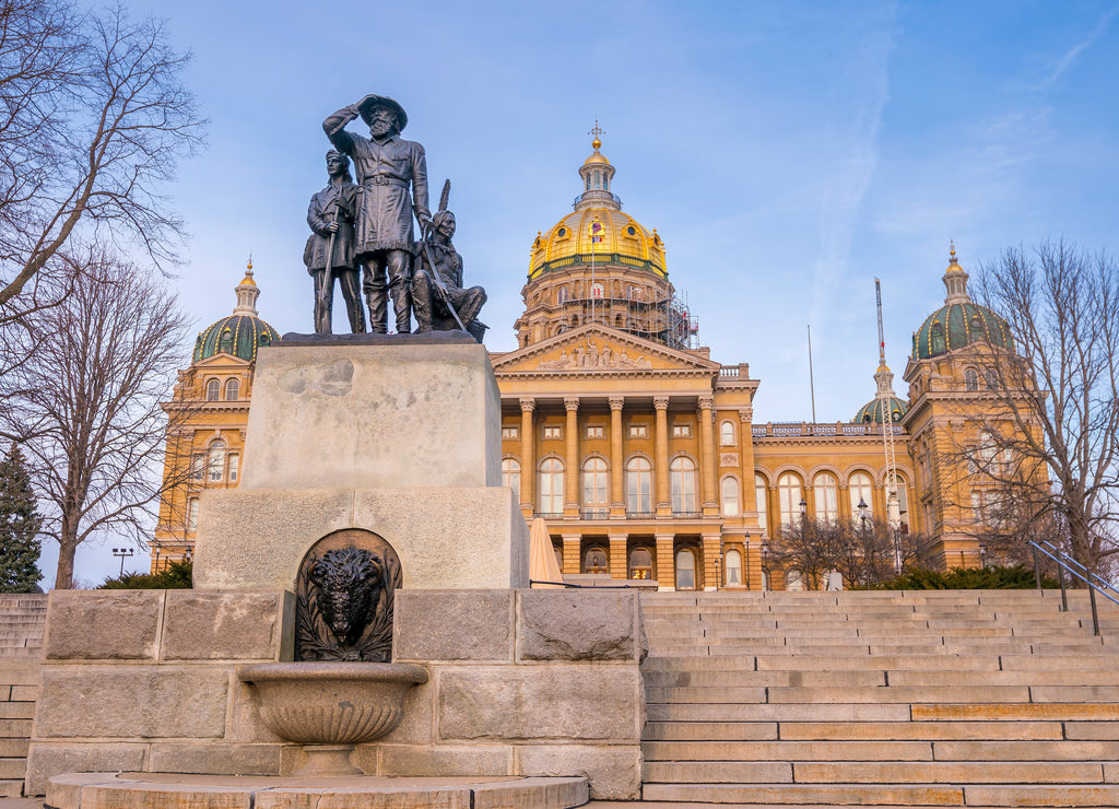 State Capitol in Des Moines, Iowa
