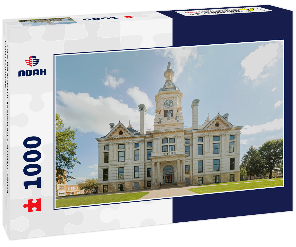 The beautiful Marshall County, Iowa courthouse