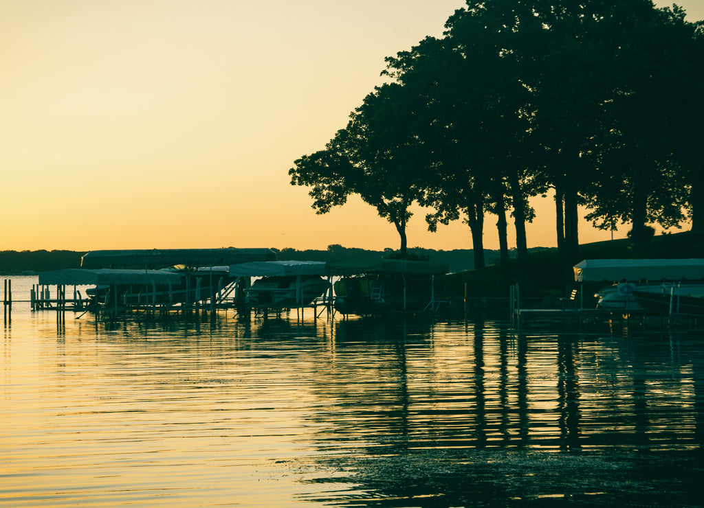Sunrise on Lake Okoboji, Iowa
