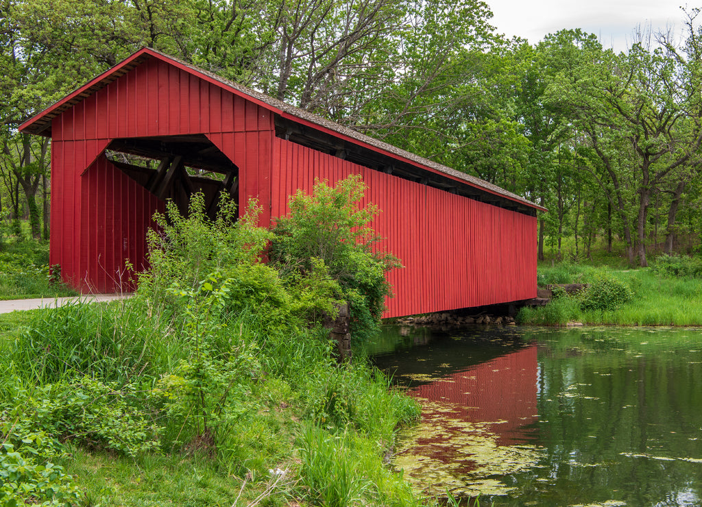 Owen's Covered Bridge, Easter Lake, Des Moines, Iowa