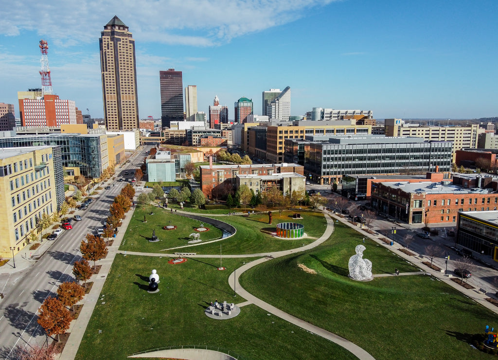 Des Moines Papa John Sculpture Park, Iowa