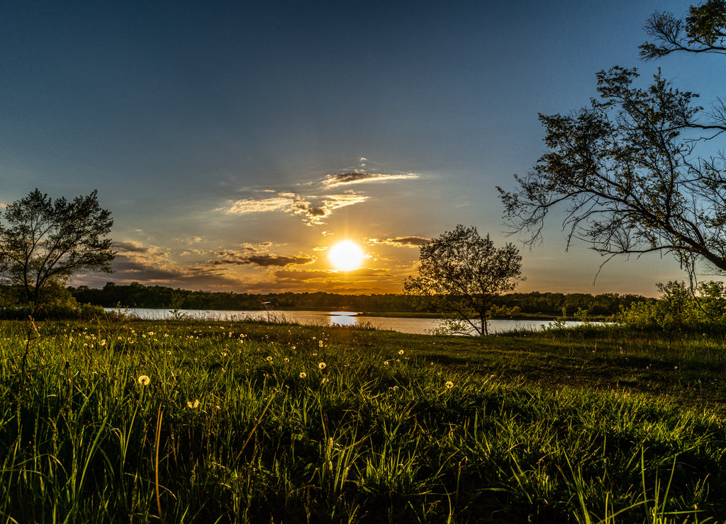 Raccoon River Park in West Dest Moines, Iowa