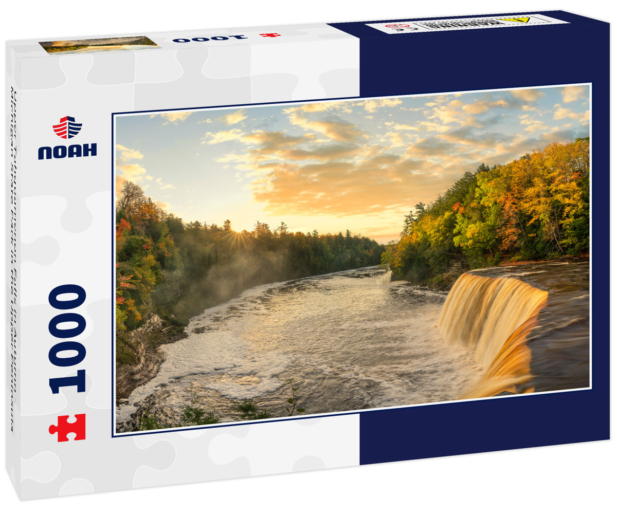 Upper Tahquamenon Falls in Autumn - Michigan State Park in the Upper Peninsula