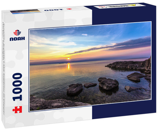 Summer Sunset, Lake Superior in Copper Harbor, Michigan