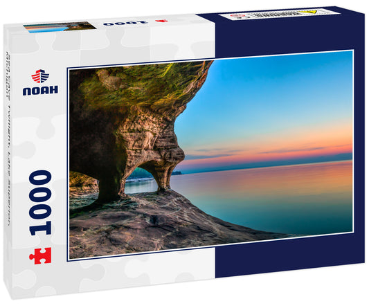 Sea Cave Twilight, Lake Superior, Michigan