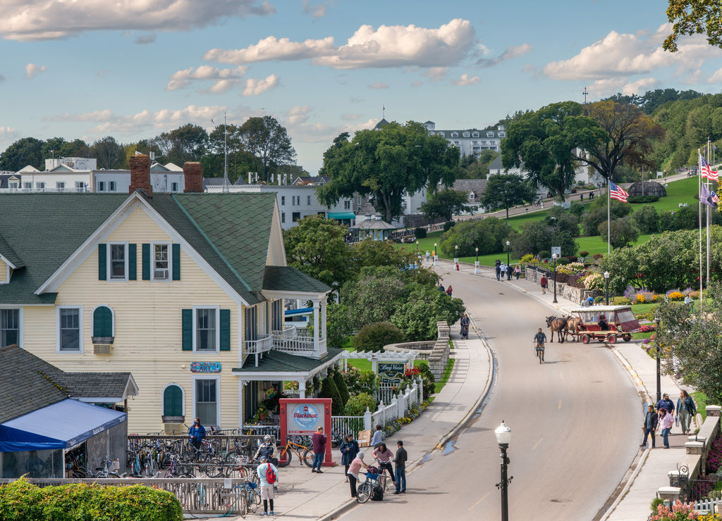 Mackinac Island Michigan - Main Street