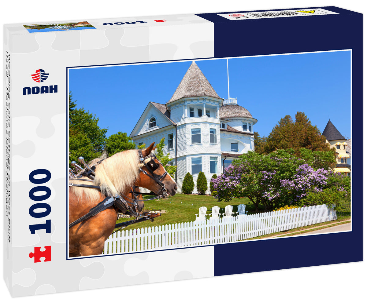Wedding Cake Cottage on West Bluff Road - Mackinac Island Michigan