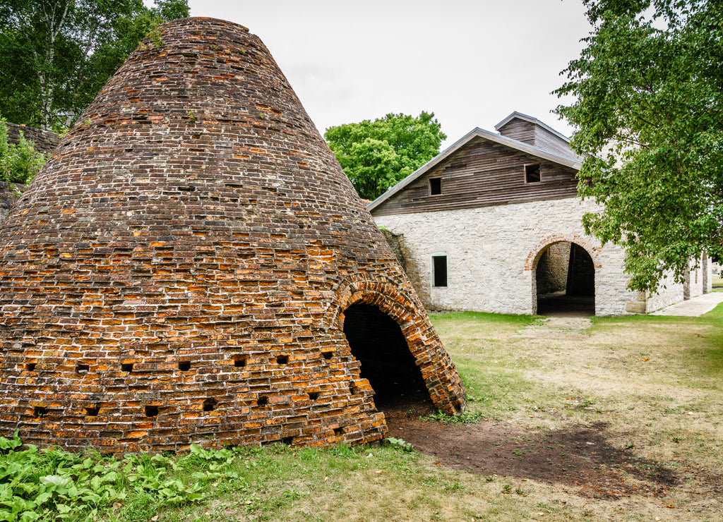 Charcoal kiln, Fayette Historic State Park, Michigan