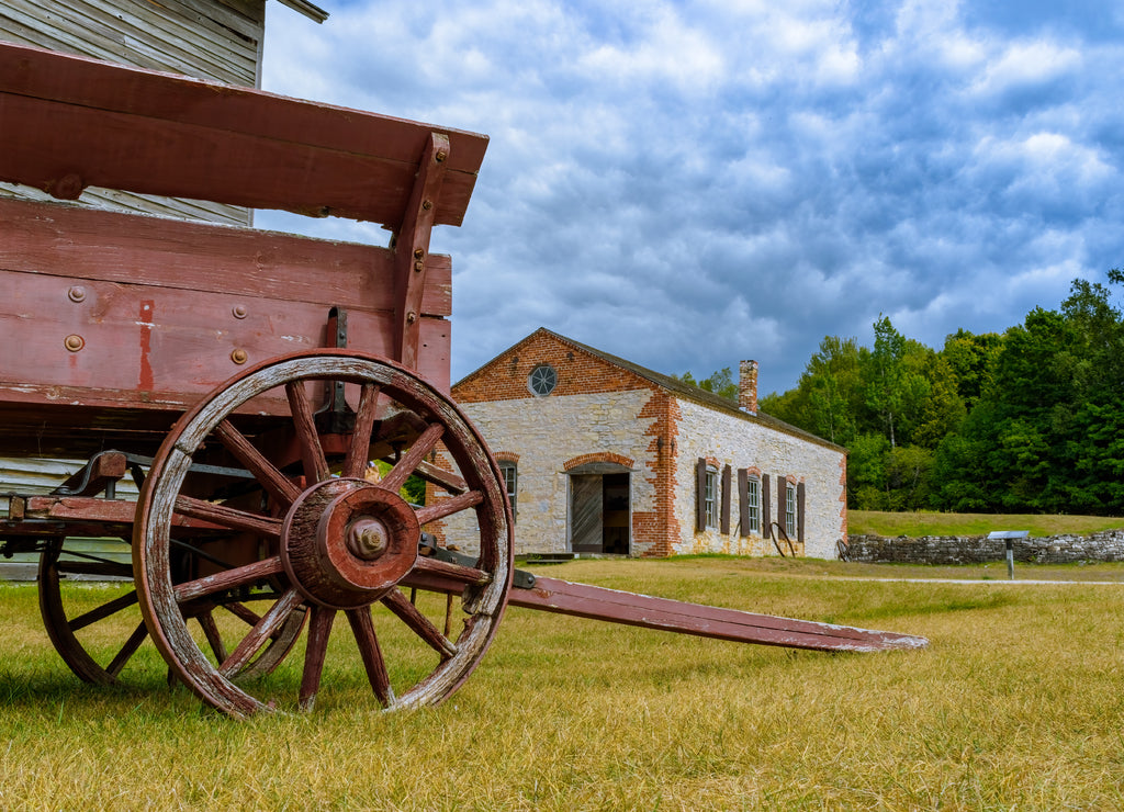 Old Fashioned Wagon, Fayette Historic State Park, Michigan