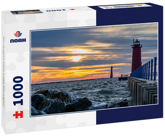 Muskegon Pier, Lake Michigan