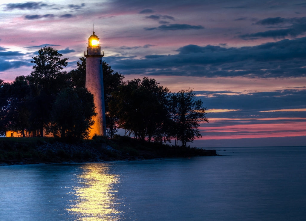 Point Aux Barques Lighthouse, Lake Huron. Port Hope, Michigan