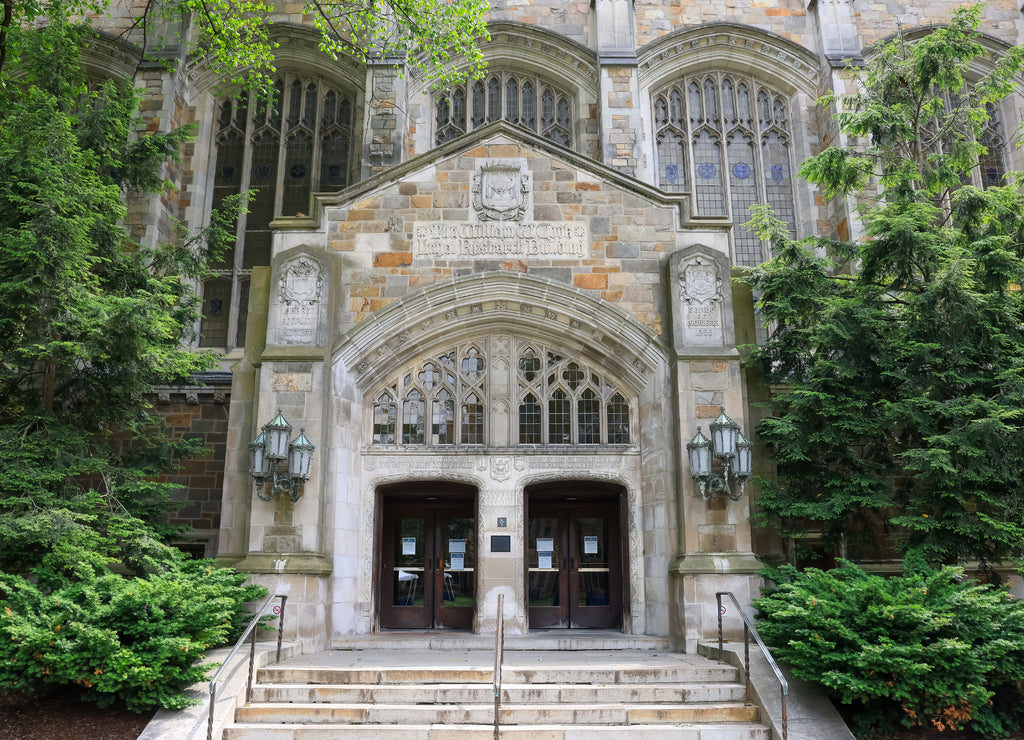 University of Michigan law school library building