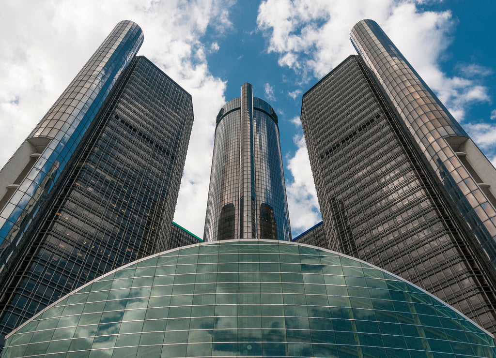 The Renaissance Center, Downtown Detroit, Michigan