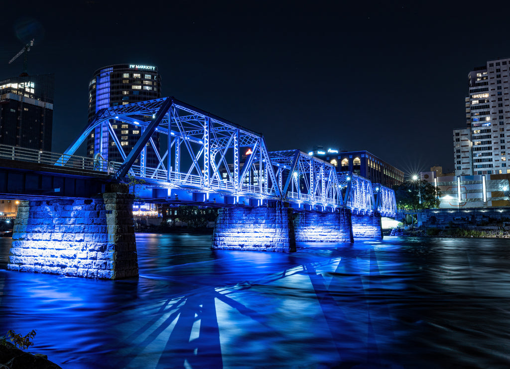 Blue Bridge, Grand Rapids, Michigan