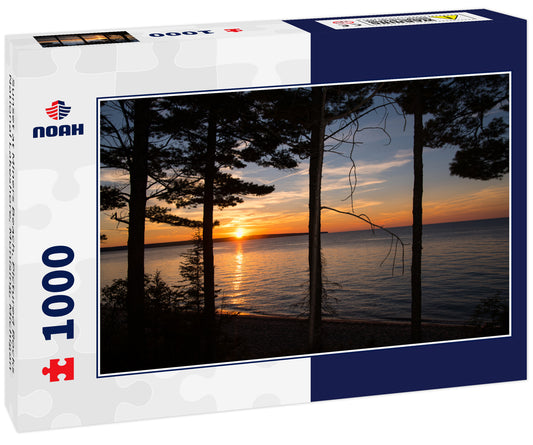 Sunset at Miners Beach, Pictured Rocks National Lakeshore, Munising, Michigan