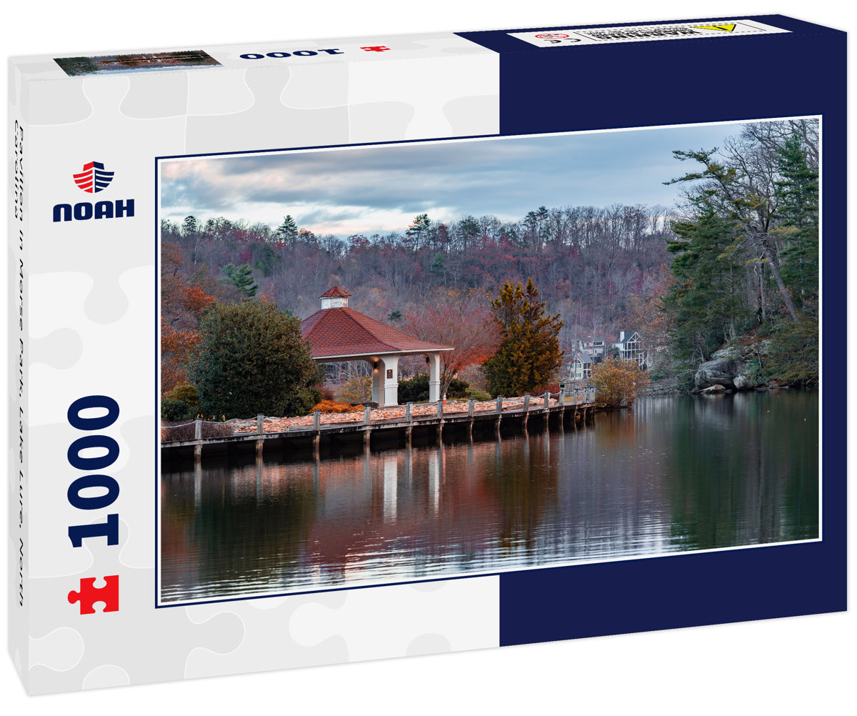 Pavilion in Morse Park, Lake Lure, North Carolina