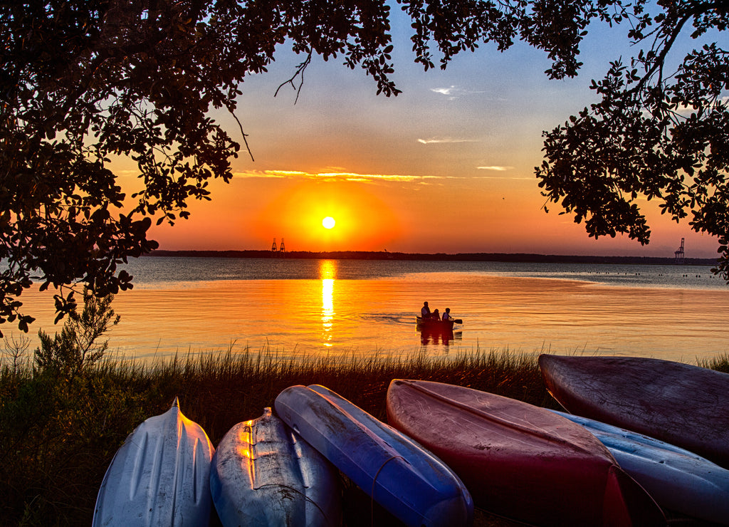 Sunset Canoe North Carolina
