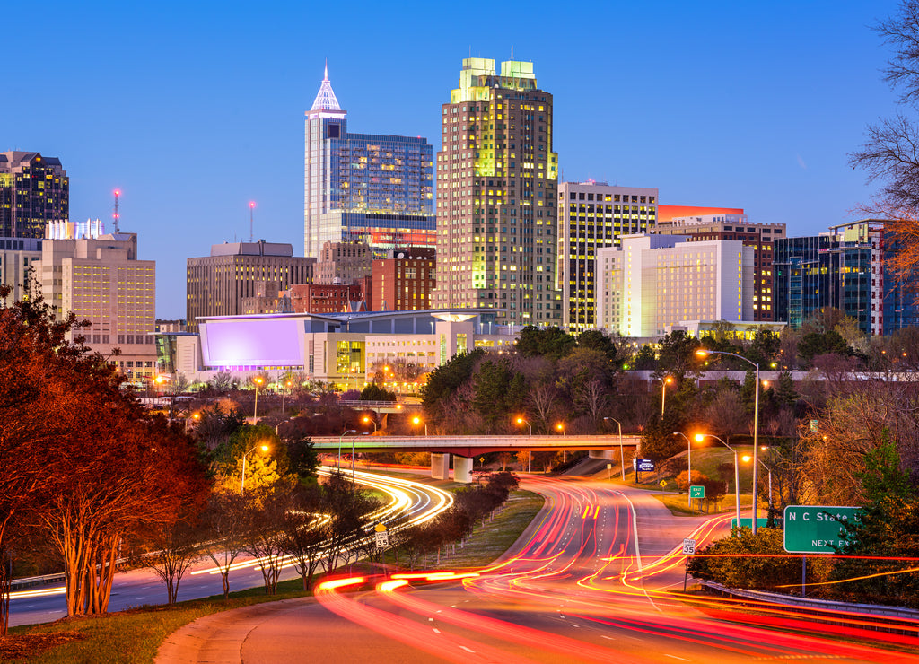Raleigh, North Carolina, USA Skyline