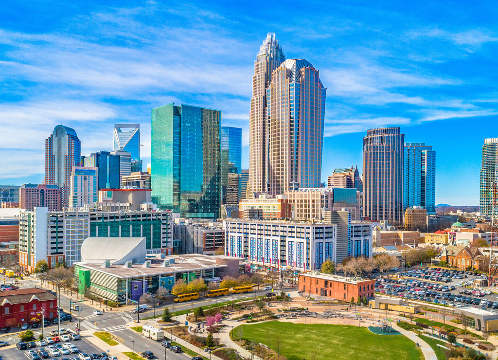 Downtown Charlotte, North Carolina, USA Skyline